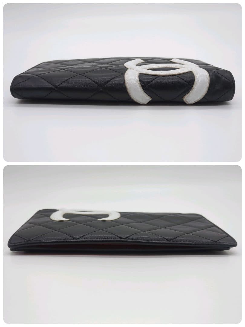 【人気モデル・良品】シャネル☆長財布 カンボンライン ココマーク キルティング