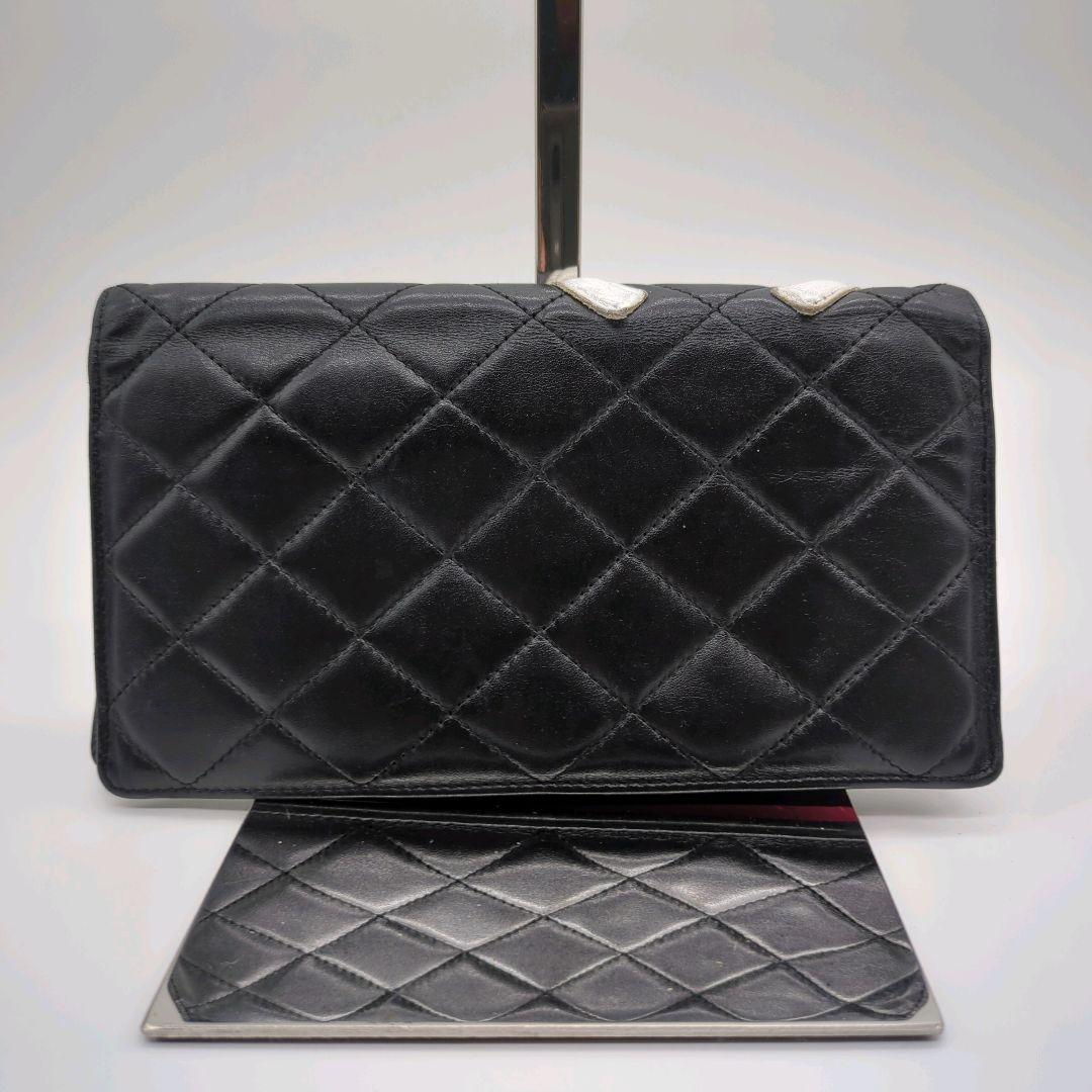 【人気モデル・良品】シャネル☆長財布 カンボンライン ココマーク キルティング