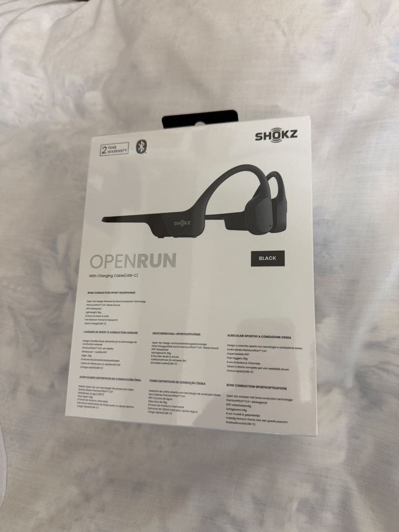 は*つ様 M*o様 SHOKZ OPENRUN 骨伝導スポーツヘッドフォン ブラ