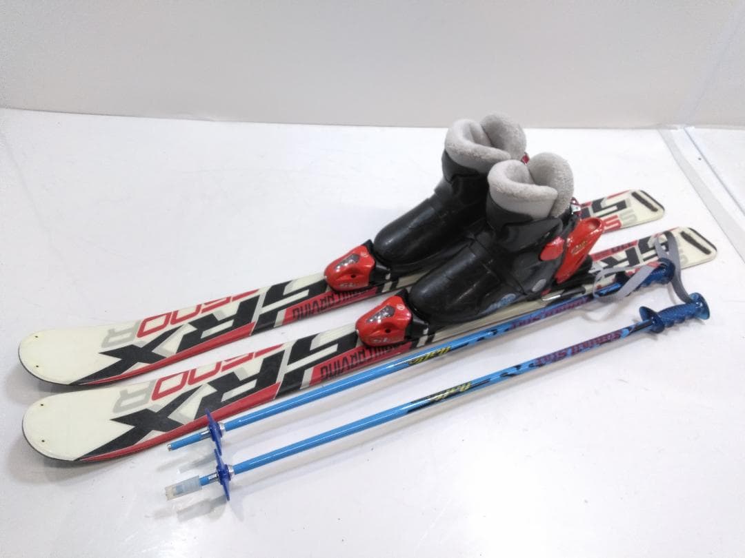 ジュニアスキー4点セット スノーカービング 130cm ブーツ 22cm ◇