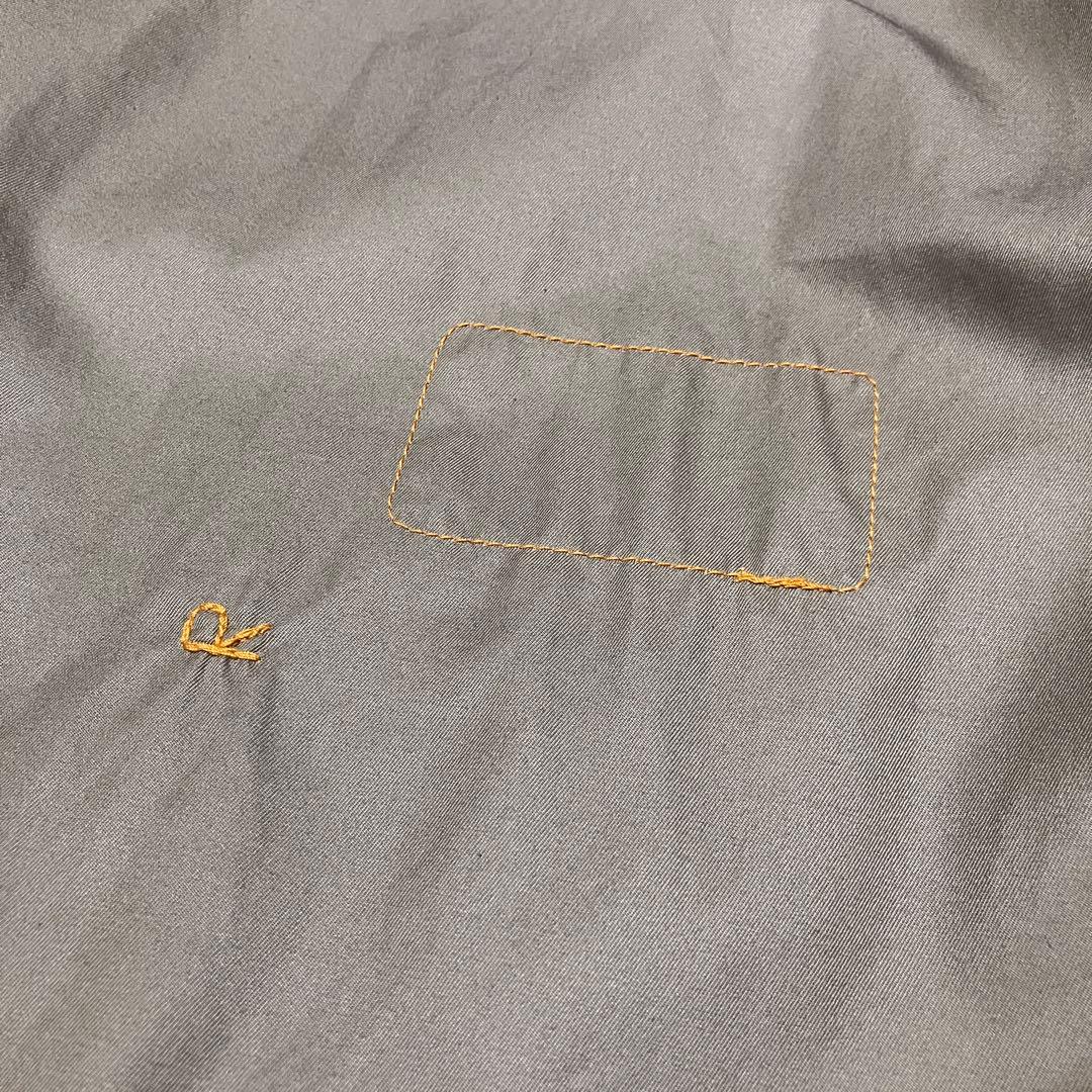 美品　45Rフォーティファイブアール　モッズステンカラーコート　カーキ　23SS