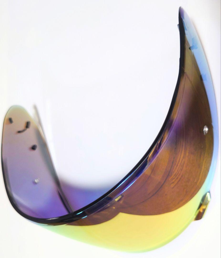 SHOEI 純正 CWR-1シールド スモークミラーファイヤーオレンジ