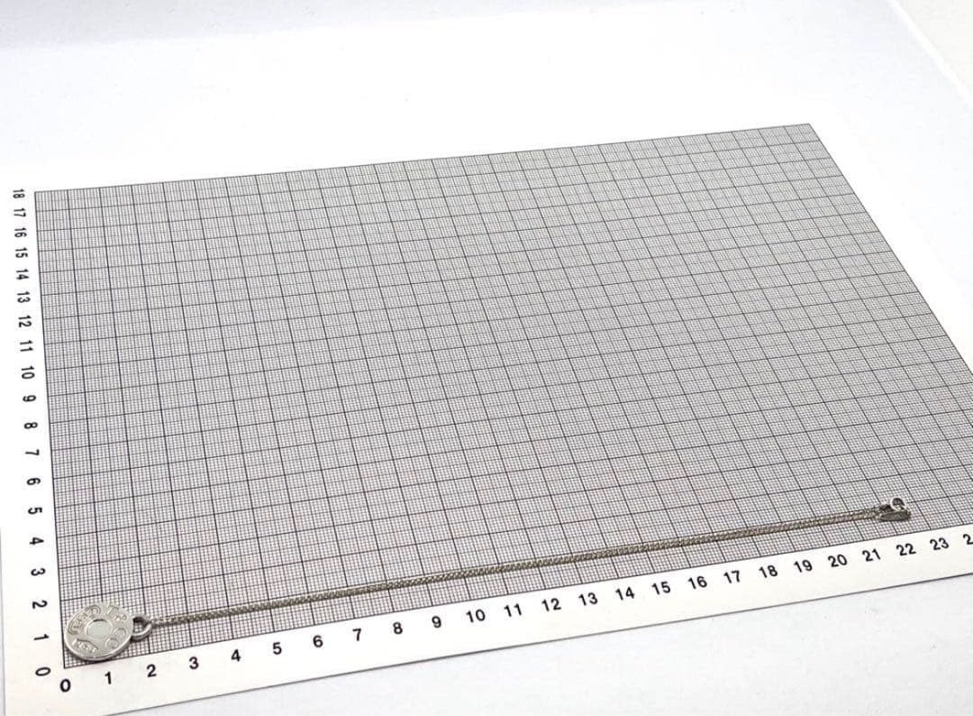 c778 美品　ティファニー　ラウンド　タグ　サークル　ネックレス　925