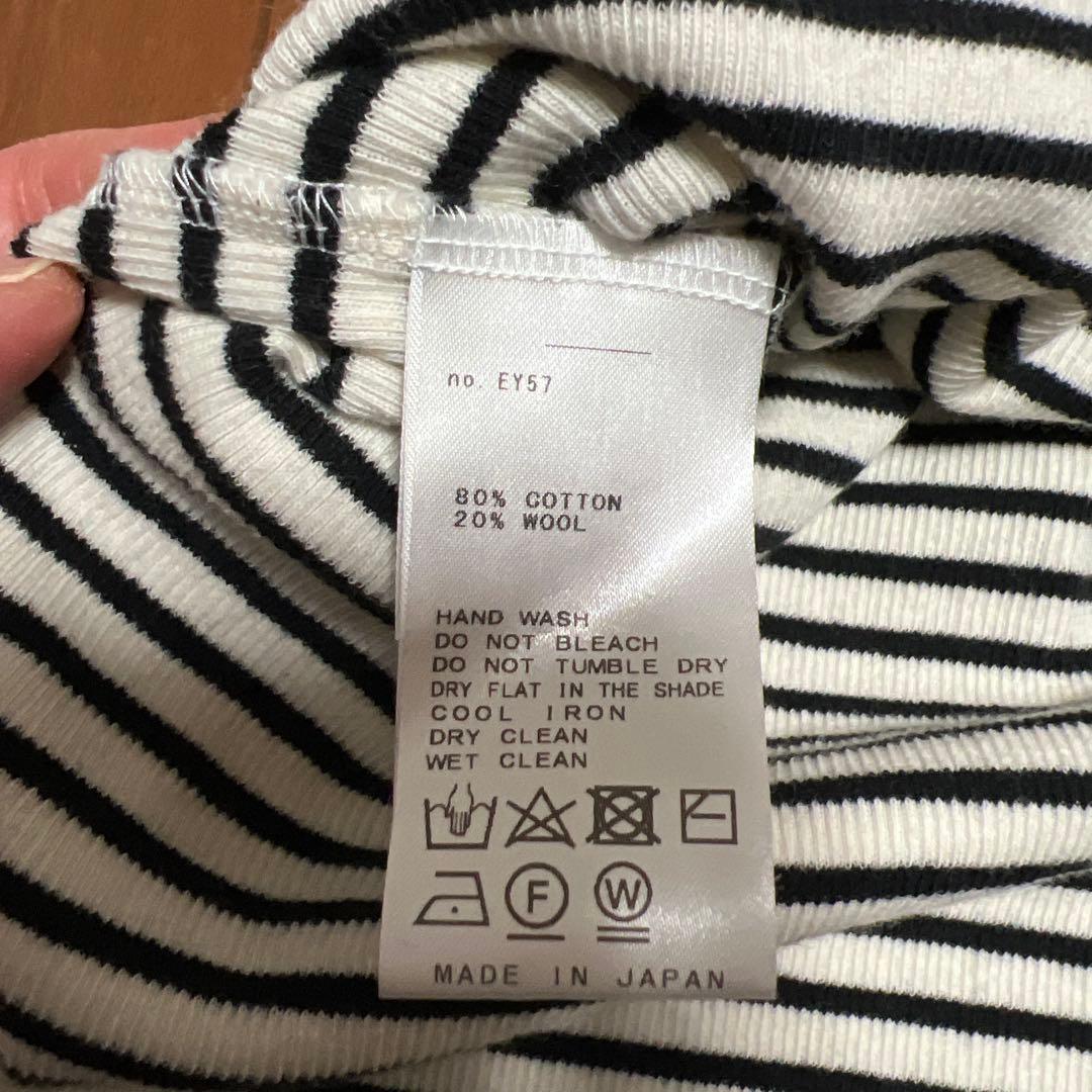 アパルトモンBORDER RIB LONGSLEEVE T-SHIRT