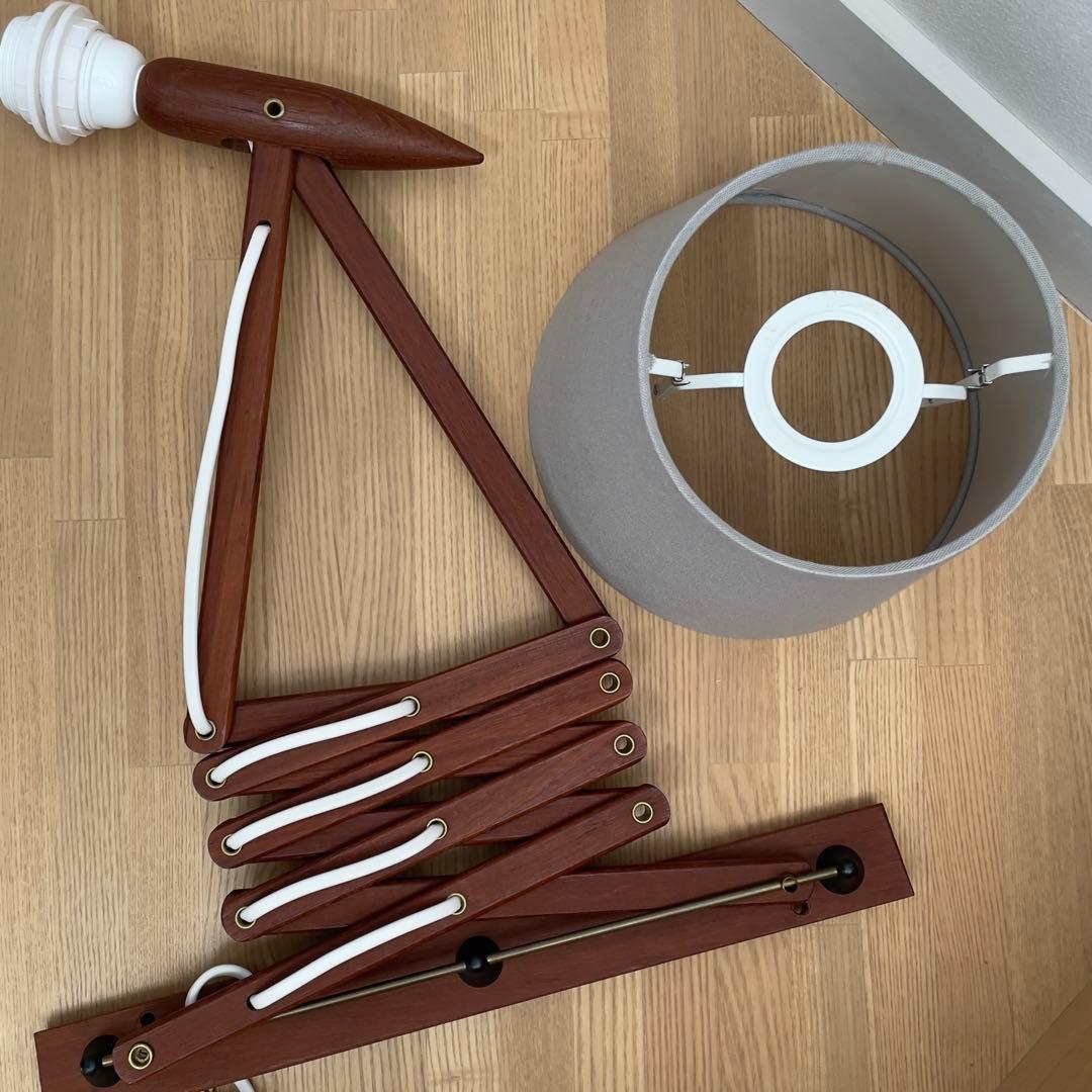 【ヴィンテージ ミッドセンチュリー スウェーデン製 シザーランプ】