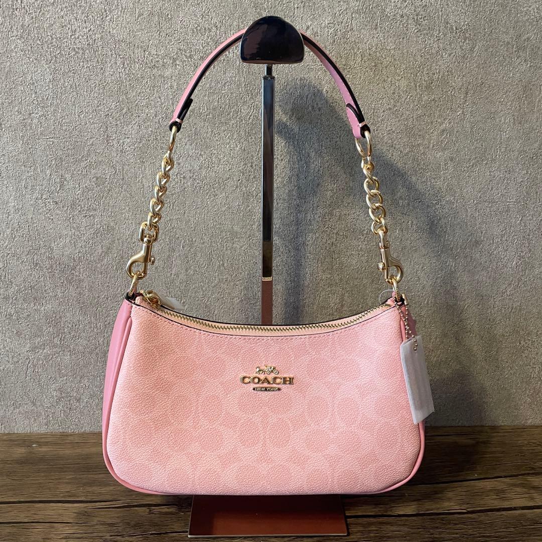 COACH　コーチ　テリ　ショルダーバッグ　シグネチャー　未使用　@
