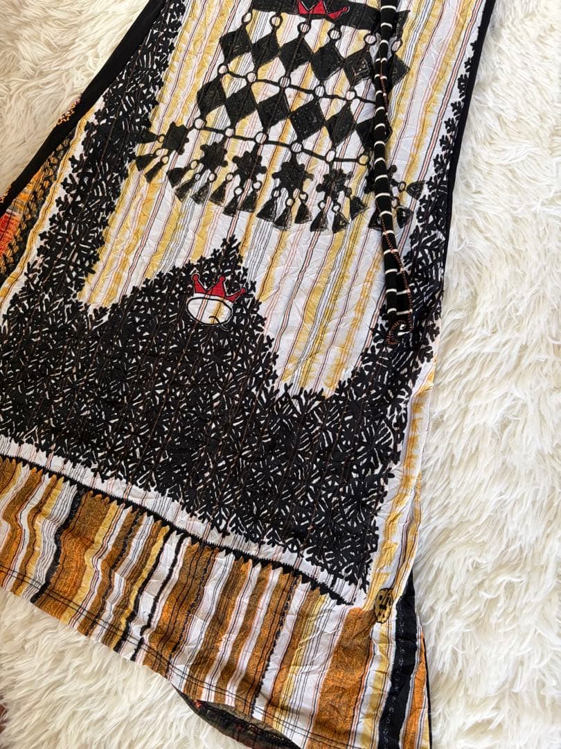 希少♡SAVE THE QUEEN セレブワンピース イタリア製　総柄　刺繍