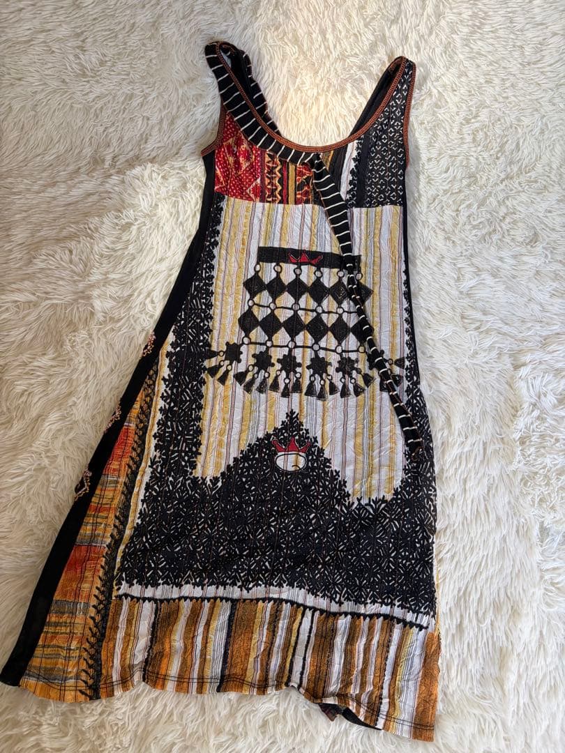 希少♡SAVE THE QUEEN セレブワンピース イタリア製　総柄　刺繍