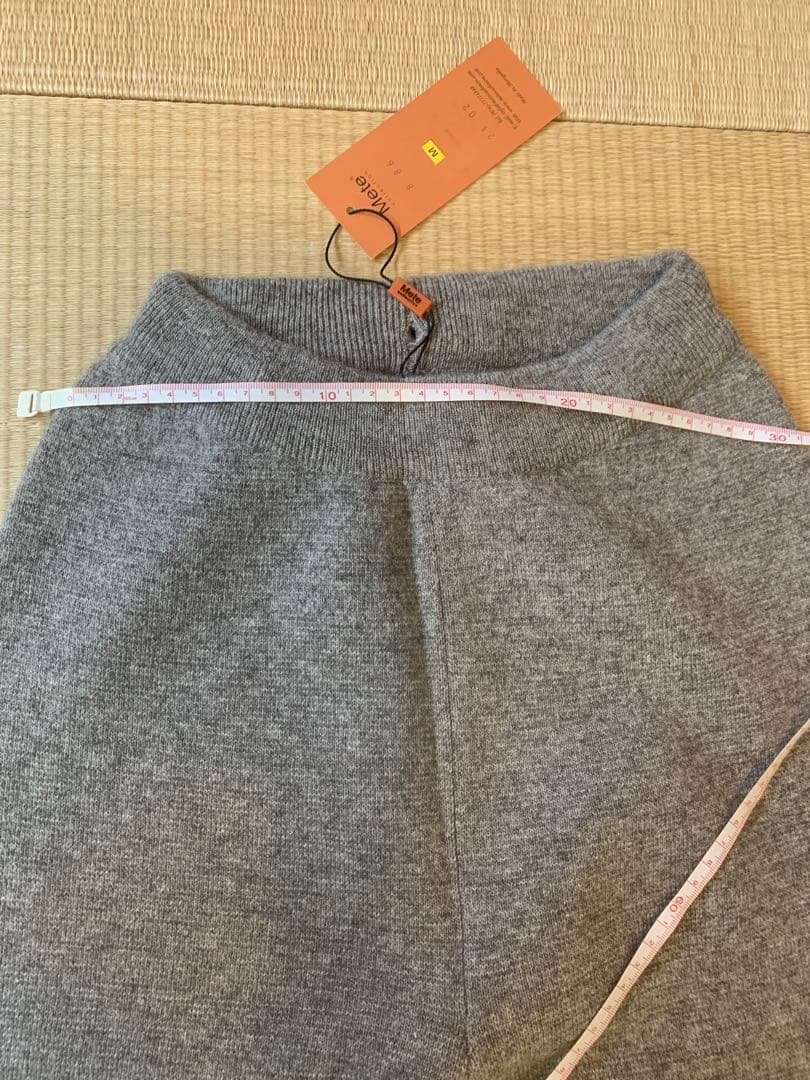 モンゴル産 YAK WOOL 100極厚手 ニットパンツ M 高密度ヤクウール