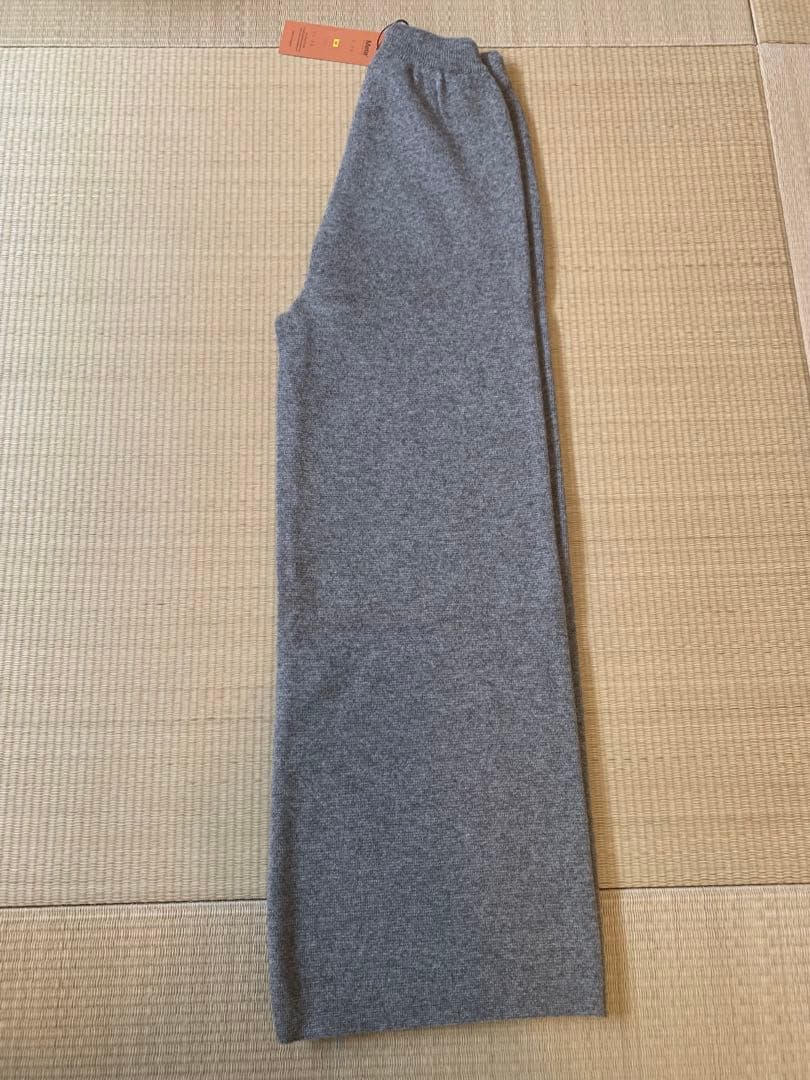 モンゴル産 YAK WOOL 100極厚手 ニットパンツ M 高密度ヤクウール