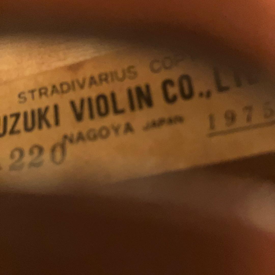 51年前の鈴木バイオリン製造 4/4サイズ No.220美品