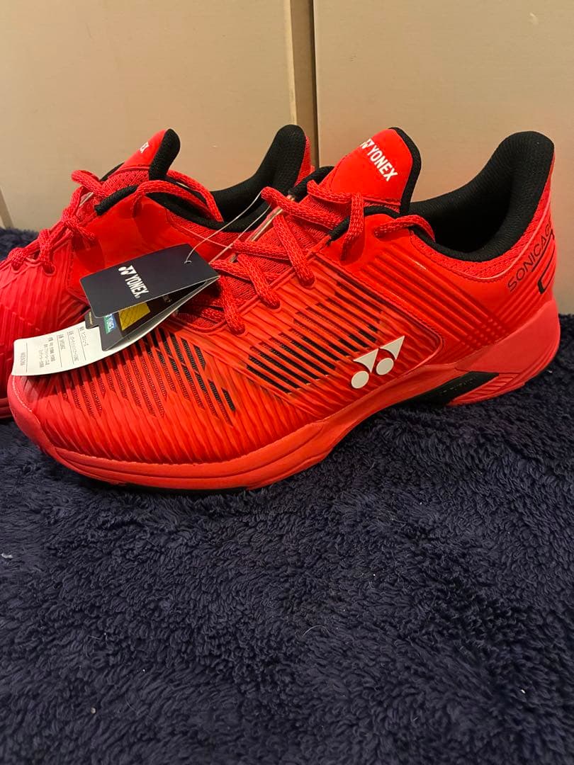 極美品YONEX POWER CUSHION SONICAGE2 赤 26.5
