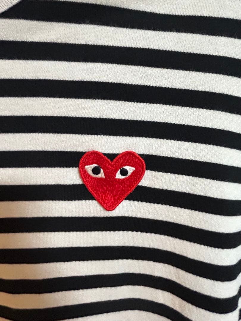 PLAY コムデギャルソン ストライプ 長袖カットソー XXL