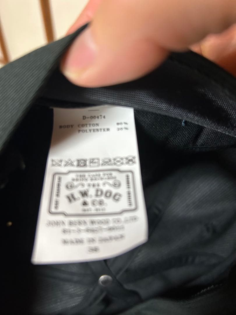 THE H.W.DOG&CO.コーディロイキャスケット