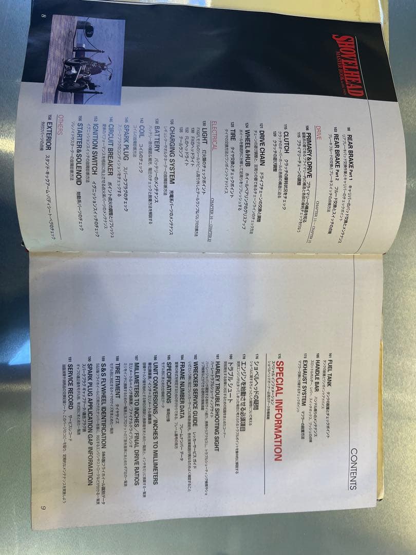 アクセサリー SHOVELHEAD MASTER BOOK for BIG TWIN