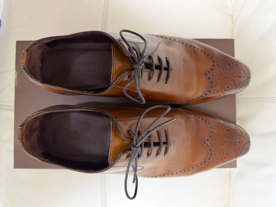 バーニーズニューヨーク レザーシューズ 26.0cm