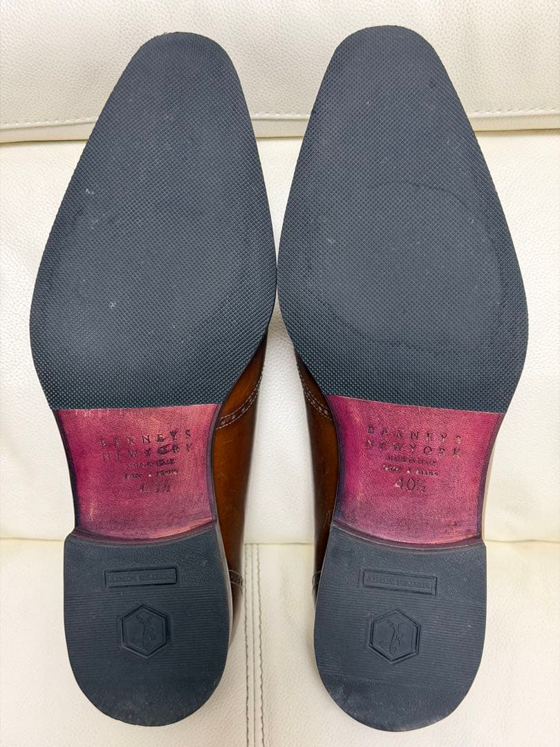 バーニーズニューヨーク レザーシューズ 26.0cm