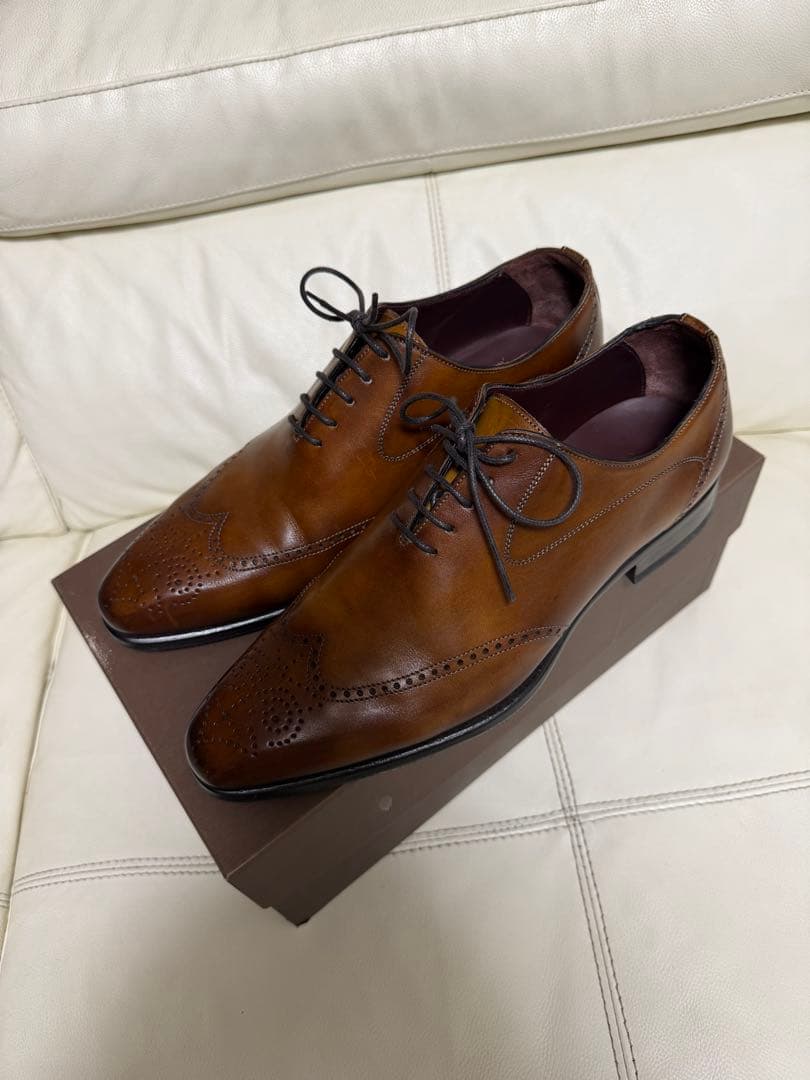 バーニーズニューヨーク レザーシューズ 26.0cm