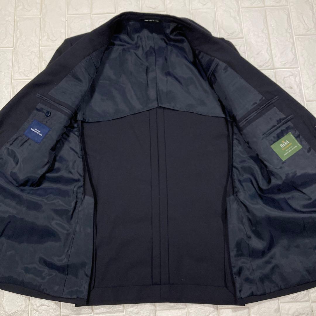 151-Aグリーンレーベルリラクシング　スーツ　スリーピース　REDA社