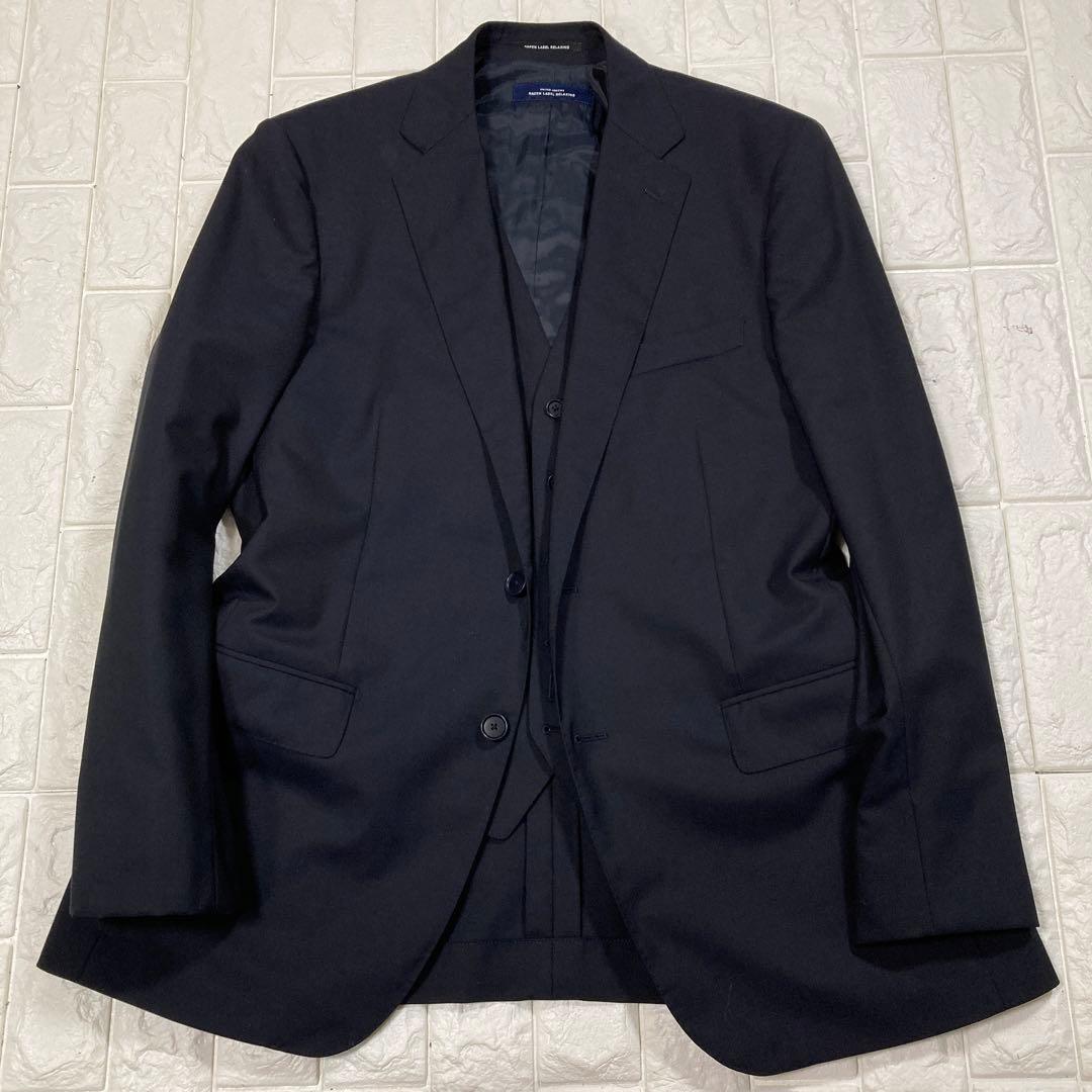 151-Aグリーンレーベルリラクシング　スーツ　スリーピース　REDA社