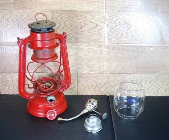 日本製！！別所ハリケーン・ランタン /NO.400　赤【7203352】