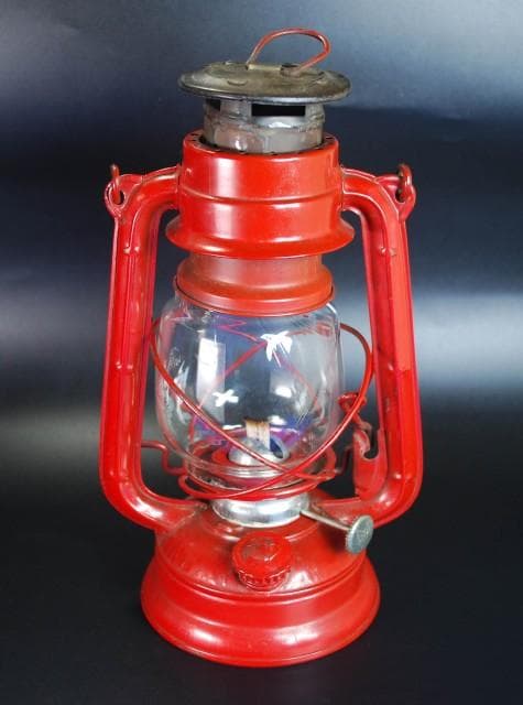日本製！！別所ハリケーン・ランタン /NO.400　赤【7203352】