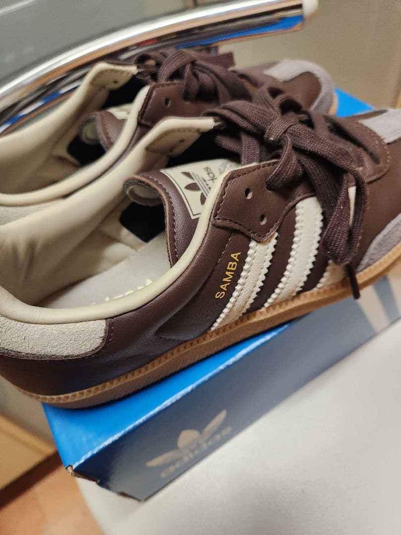 アディダス サンバ OG ブラウン　24.0