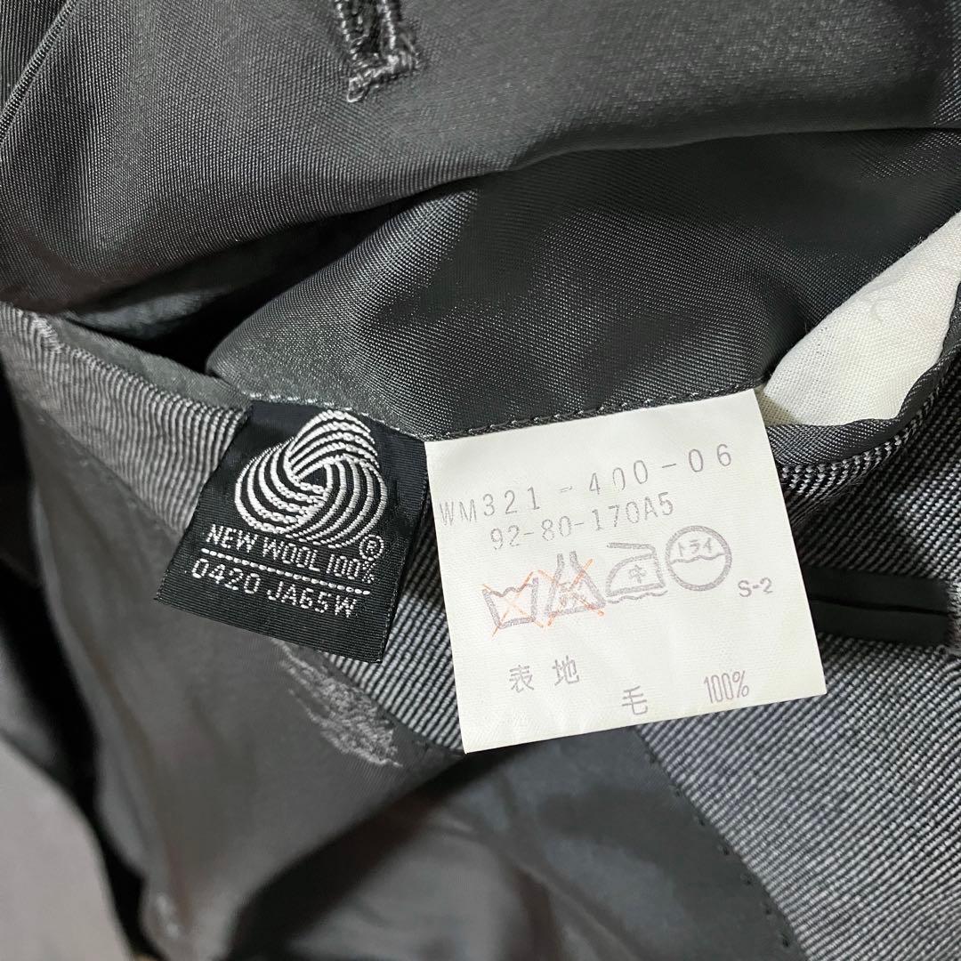 バーバリー 銀ボタン タスマニアウール ダブル セットアップ スーツ A5