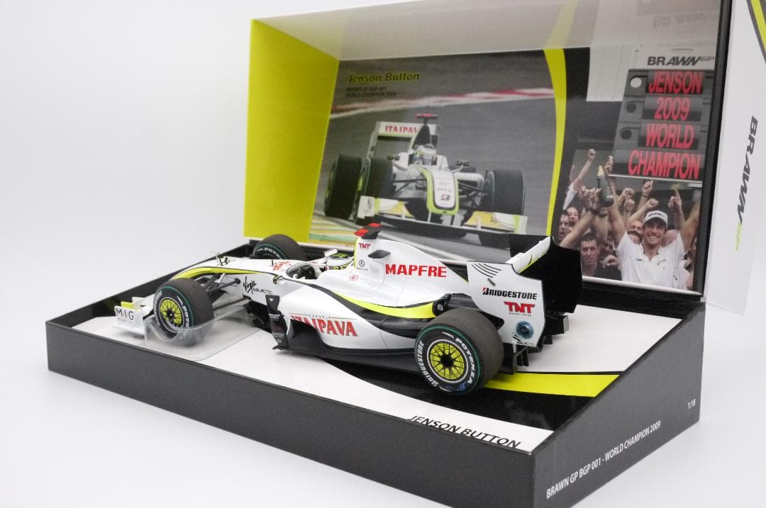 Shuar1/18 ブラウンGP BGP001 チャンピオン J.バトン