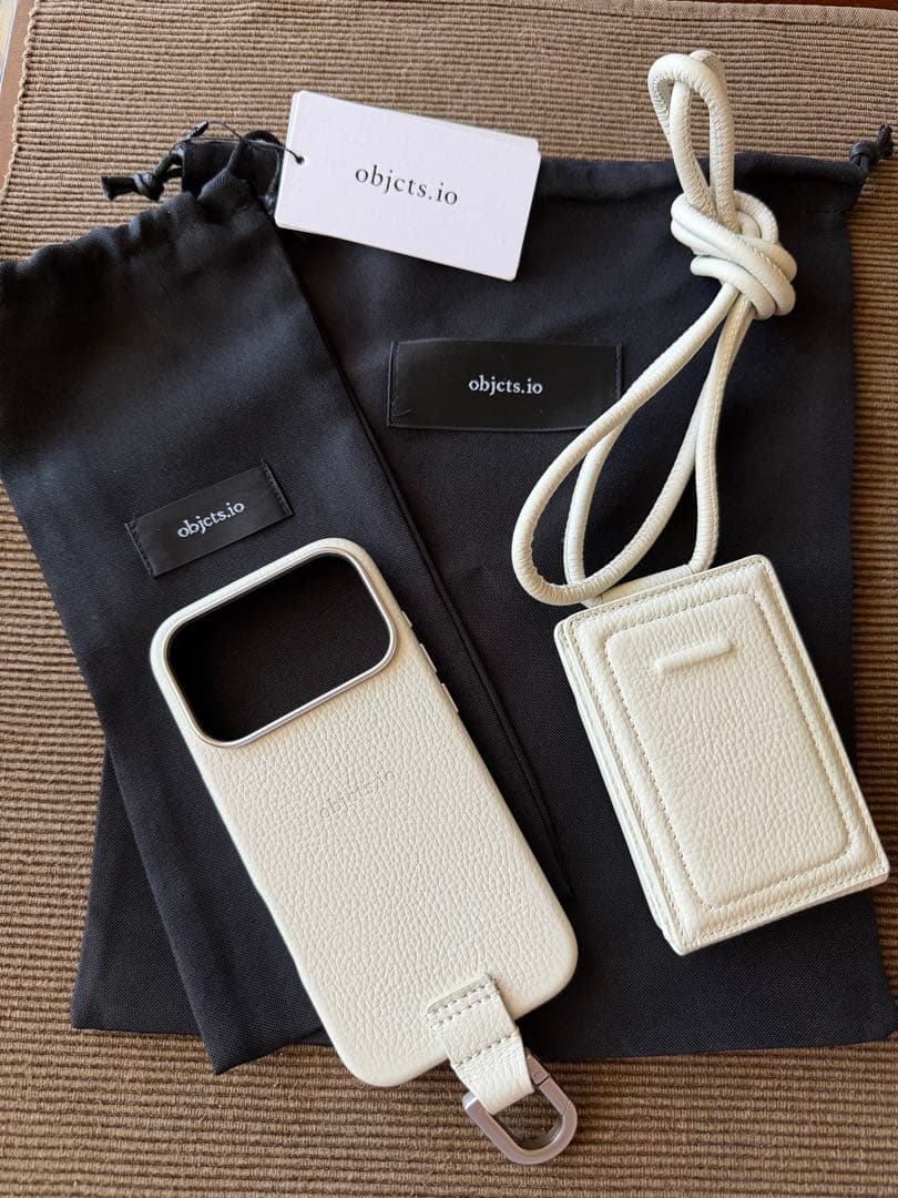 objects.io iPhone 17proケースとカードケースセット