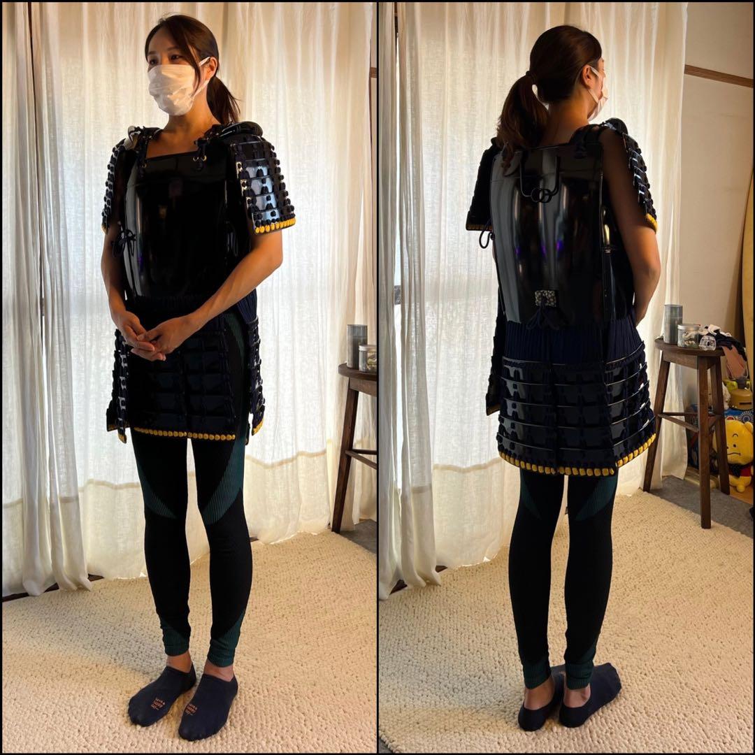 新品同様美品！『薩摩国住光忍十一代作』日本 甲冑 当世具足『 鎧 一式』 等身大