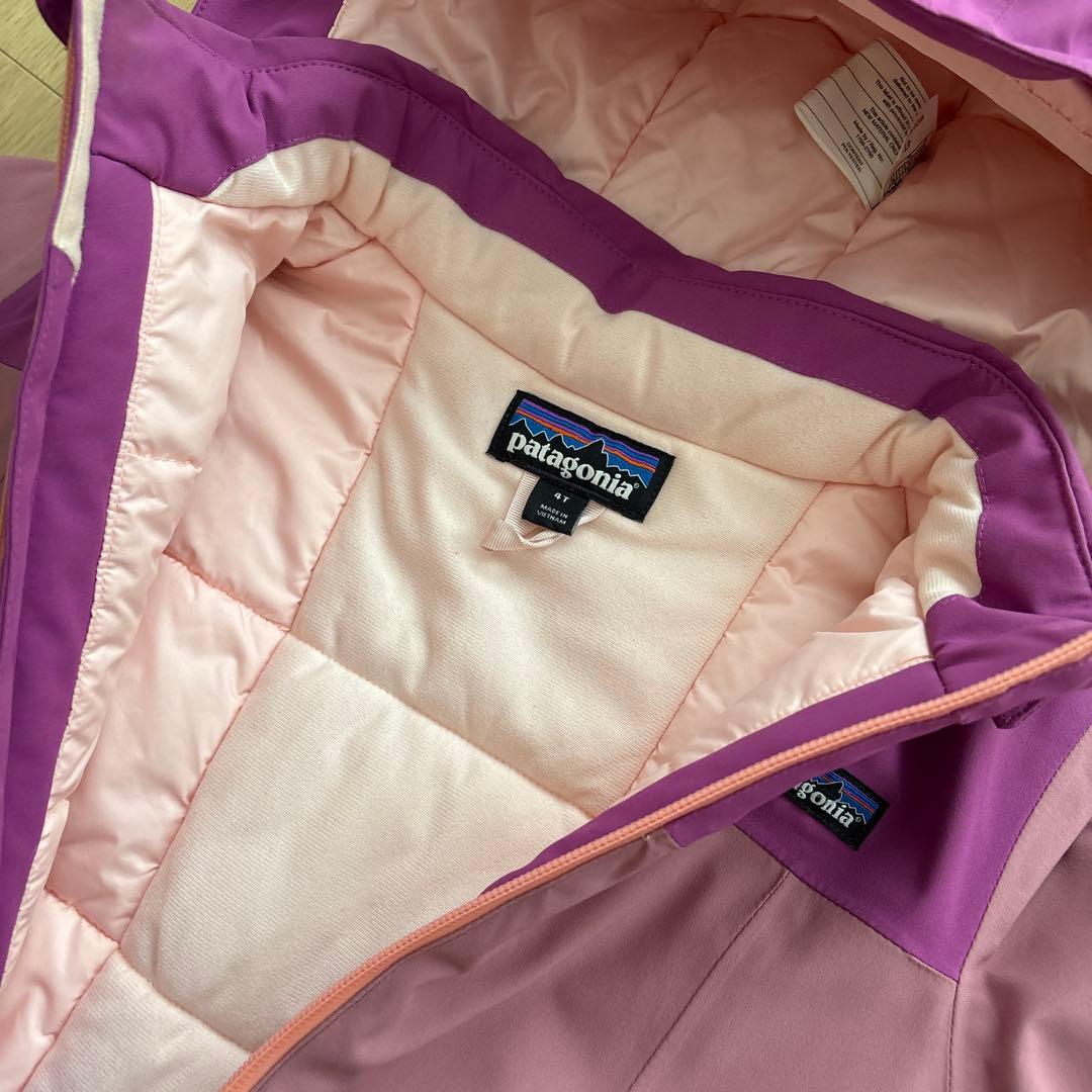 きぃ⭐︎patagonia 子ども用スキーウェア ピンク/パープル