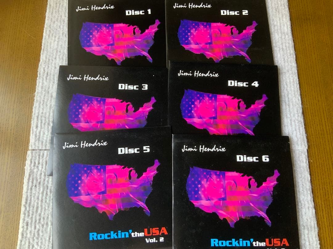 洋楽 Jimi Hendrix Rockin' the USA vol 1 & 2