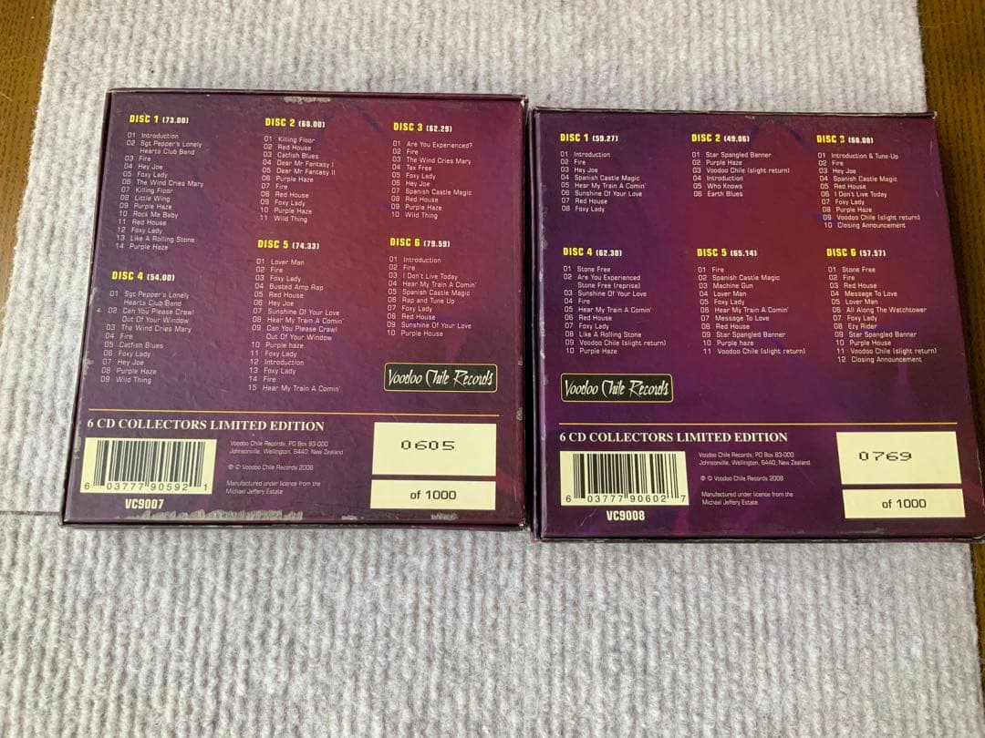 洋楽 Jimi Hendrix Rockin' the USA vol 1 & 2