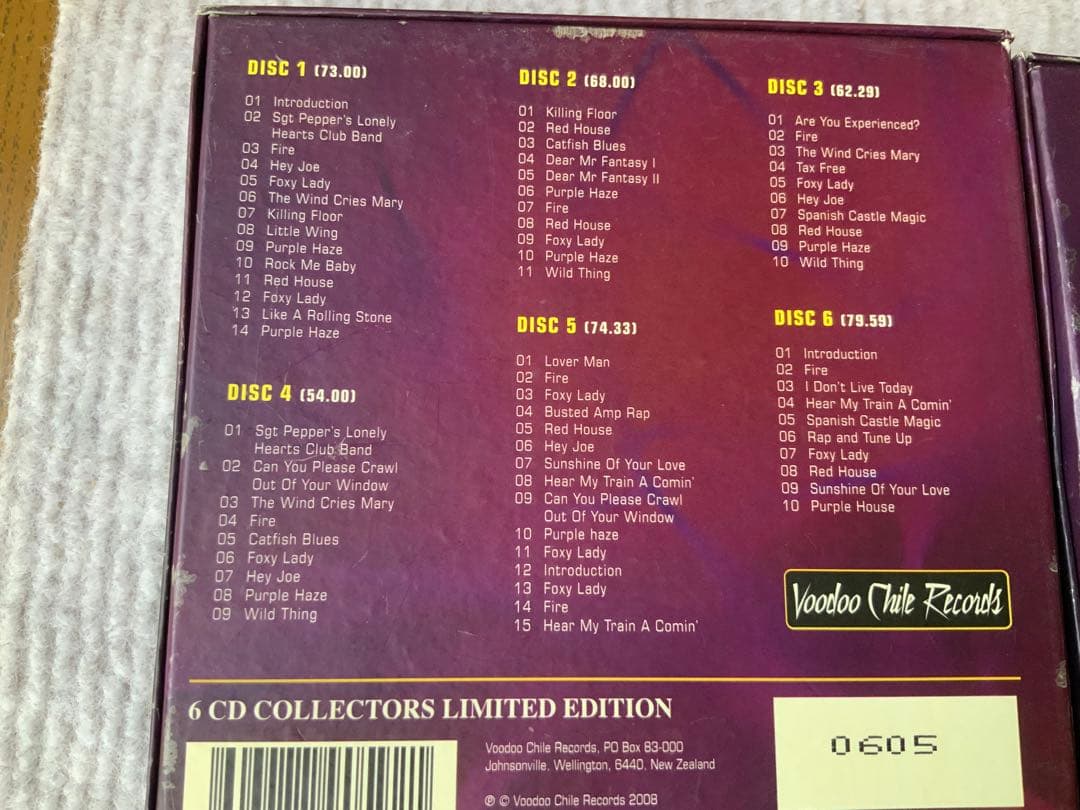 洋楽 Jimi Hendrix Rockin' the USA vol 1 & 2