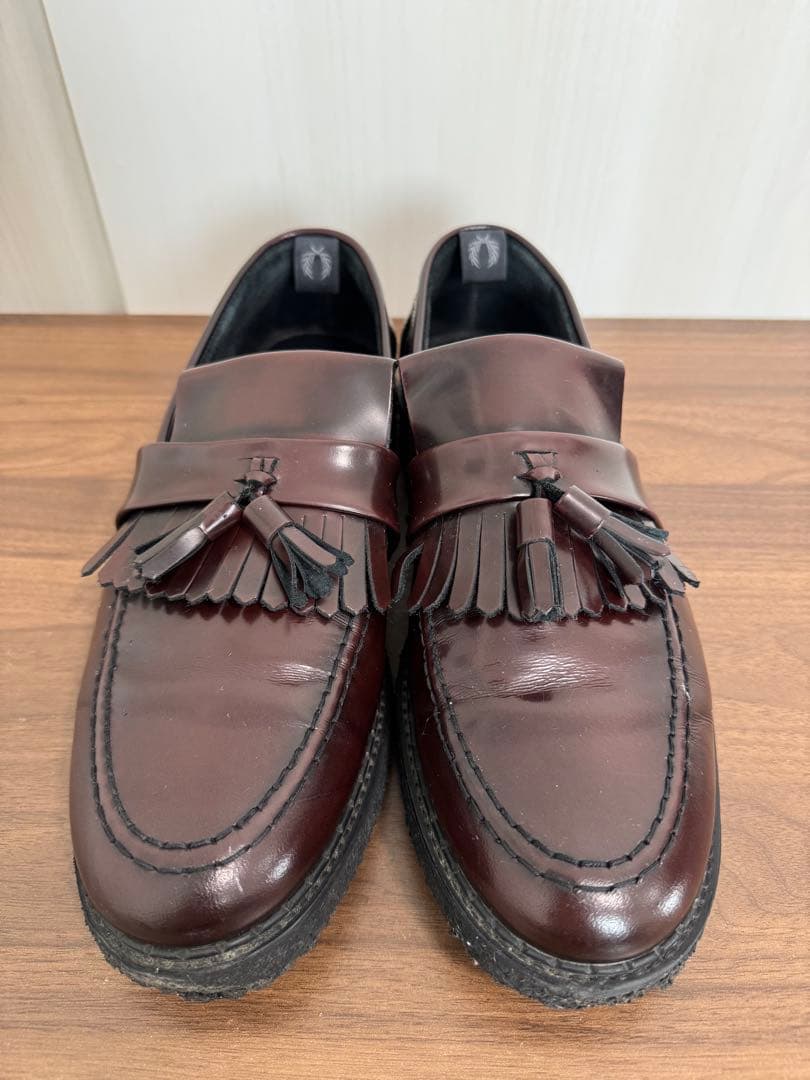 FRED PERRY×E COXタッセルローファー