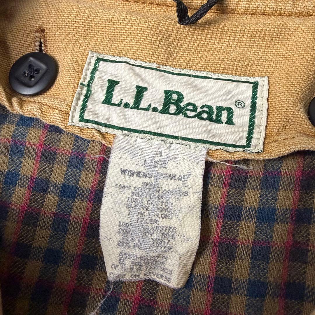 80s L.L.Bean キルティングライナー ダック地 ハンティングジャケット