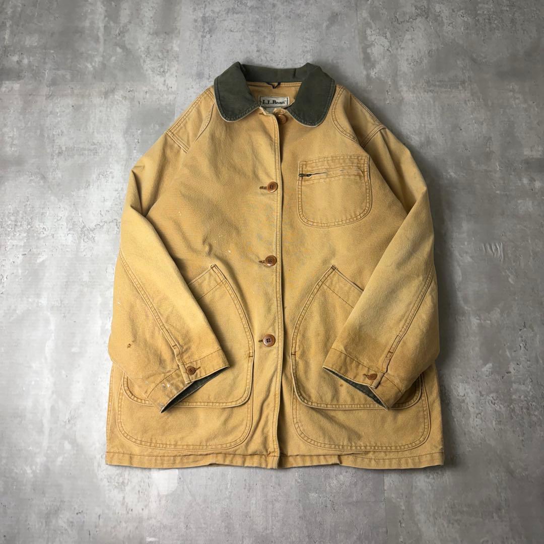 80s L.L.Bean キルティングライナー ダック地 ハンティングジャケット