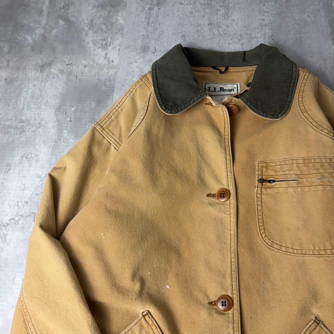 80s L.L.Bean キルティングライナー ダック地 ハンティングジャケット