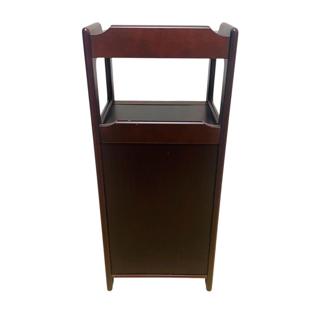 Karimoku カリモク 電話台 引き出し 4段 木製 昭和レトロ