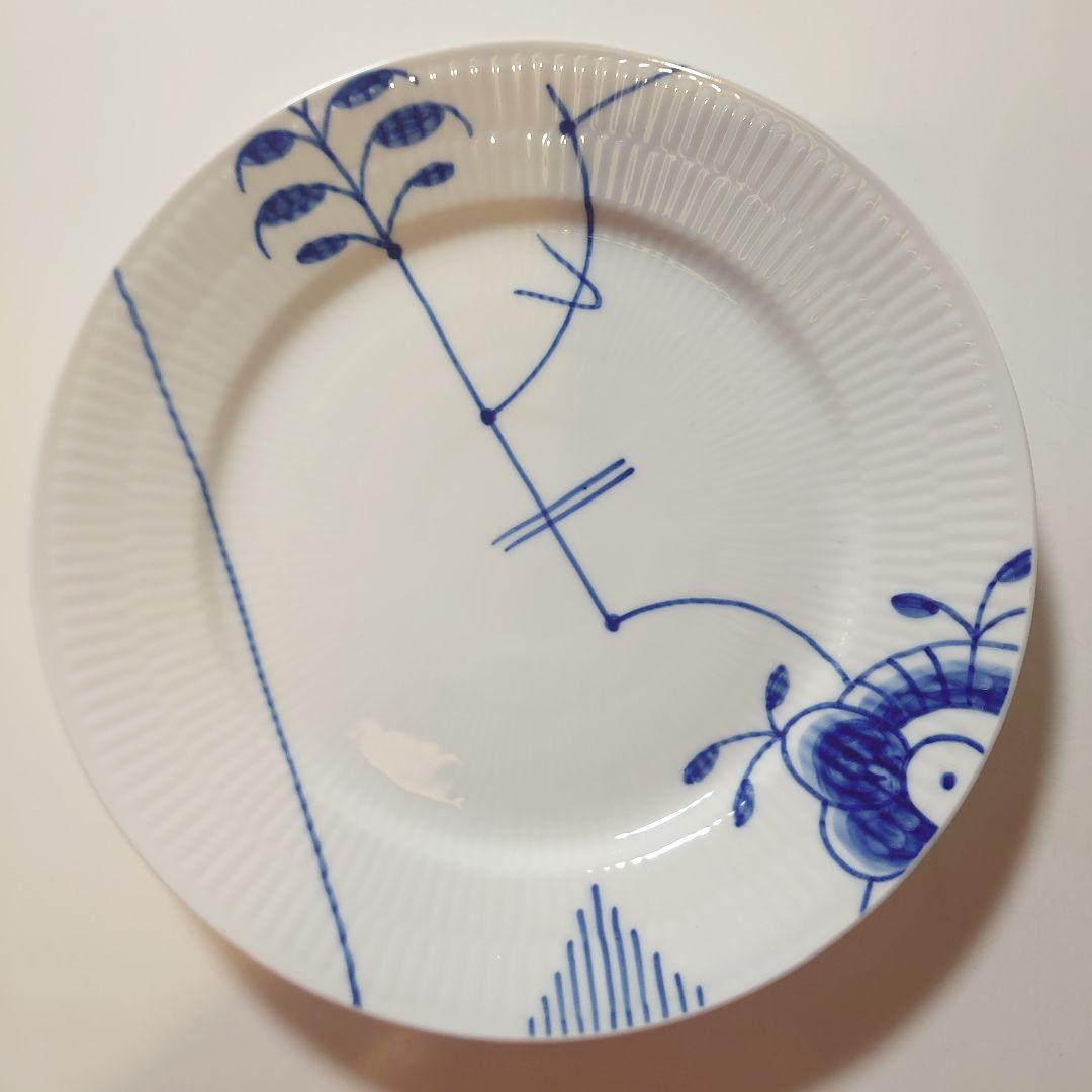 【12/23まで】ロイヤルコペンハーゲン　ブルーフルーテッドメガ　プレートセット