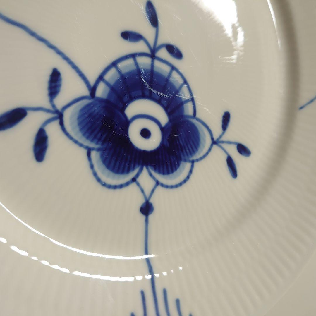 【12/23まで】ロイヤルコペンハーゲン　ブルーフルーテッドメガ　プレートセット