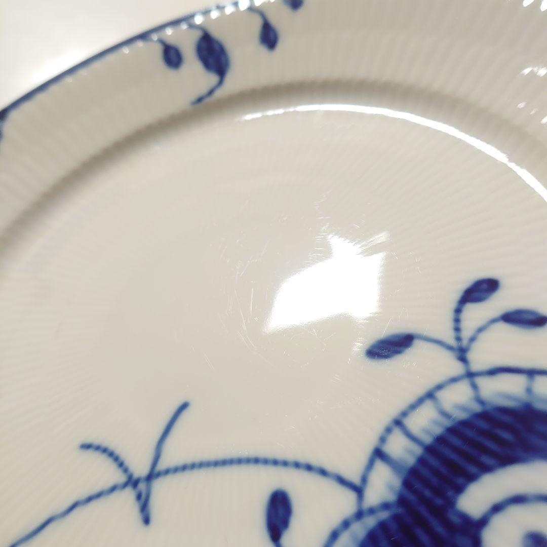 【12/23まで】ロイヤルコペンハーゲン　ブルーフルーテッドメガ　プレートセット