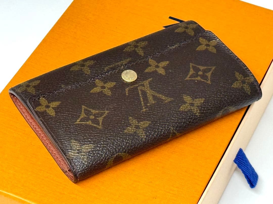 良品！ルイヴィトン　ポルトモネ・ジップ　二つ折り財布