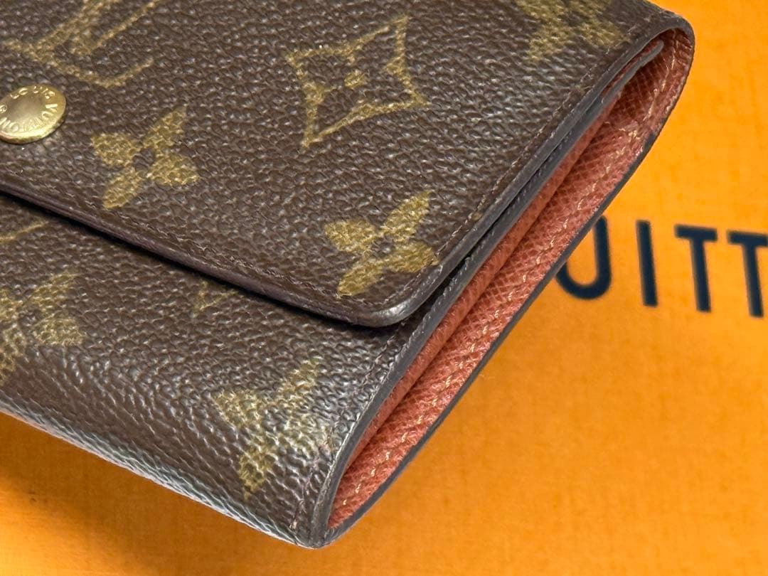 良品！ルイヴィトン　ポルトモネ・ジップ　二つ折り財布