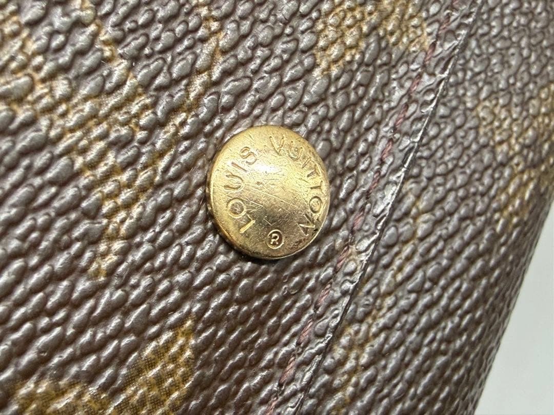 良品！ルイヴィトン　ポルトモネ・ジップ　二つ折り財布