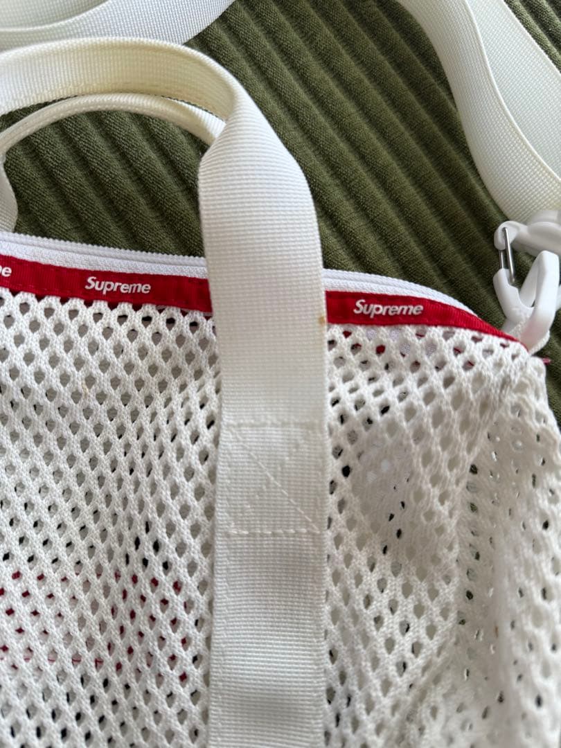 バッグ Supreme 23SS Mesh Mini Duffle Bag White