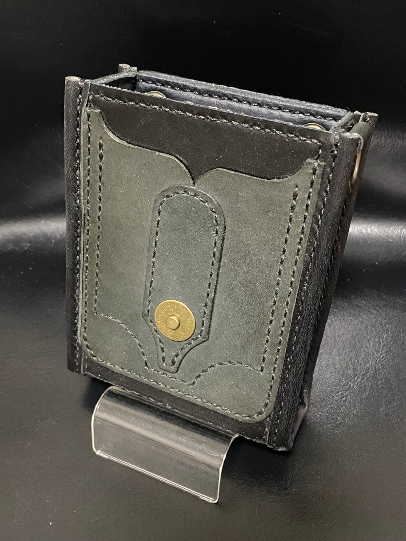 【レザーハンドメイド_全て手縫い】ドロップインダーツケースNo.63