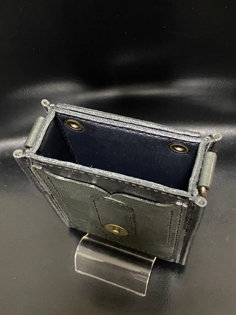 【レザーハンドメイド_全て手縫い】ドロップインダーツケースNo.63