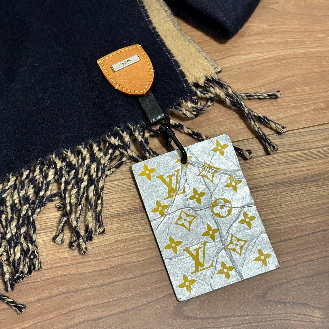 Louis Vuitton ステープル　リバーシブル　マフラー